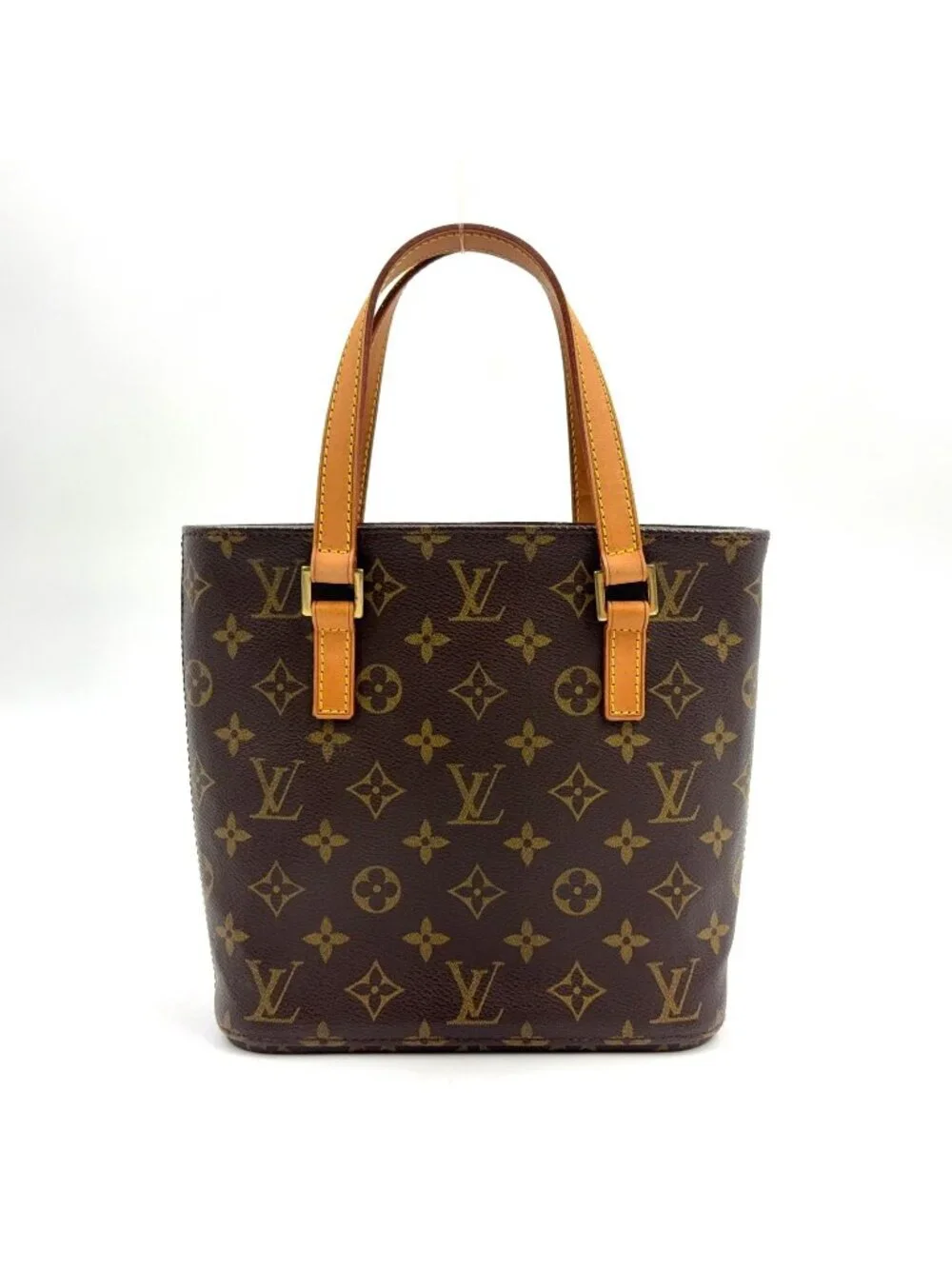Louis Vuitton Vavin PM Monogram Leather Brown Light Handbag Gold